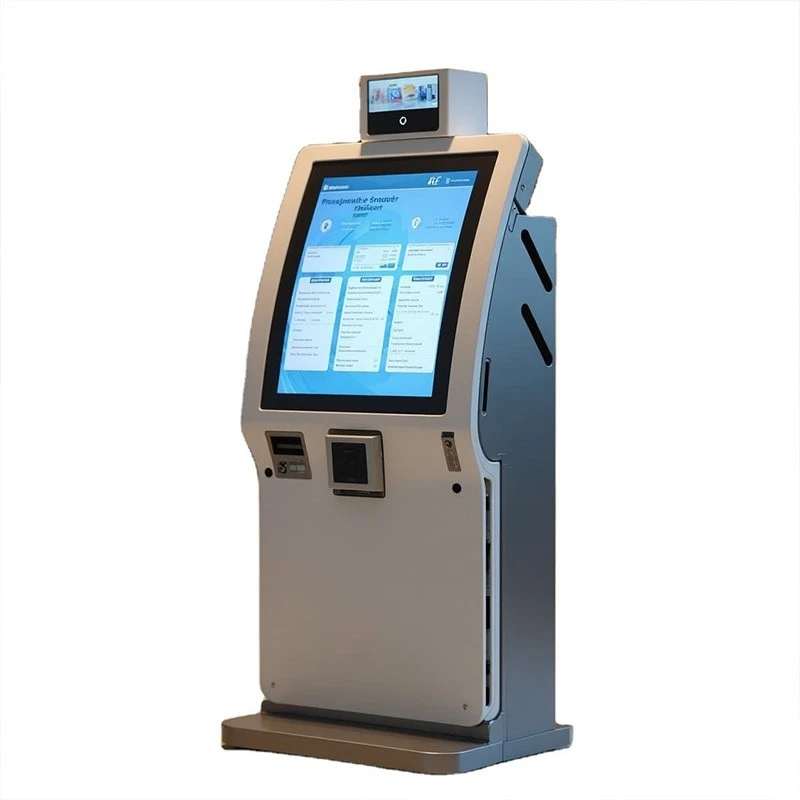 Savitarnos priėmimo interaktyvių kioskų sprendimų ekranas